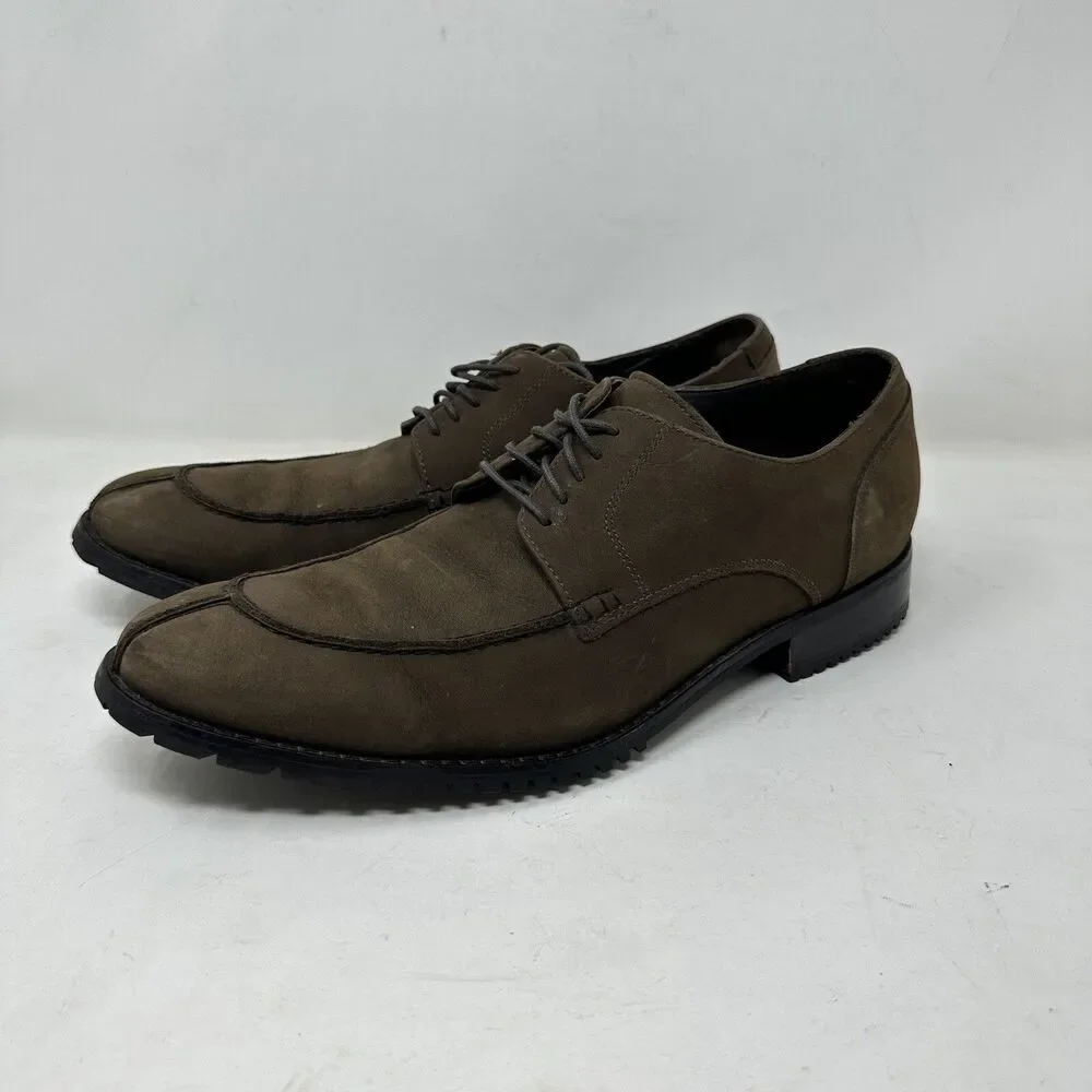 Cole Haan Mens Size 11 M NikeAir Brown Suede Leather Dress Shoe C11050